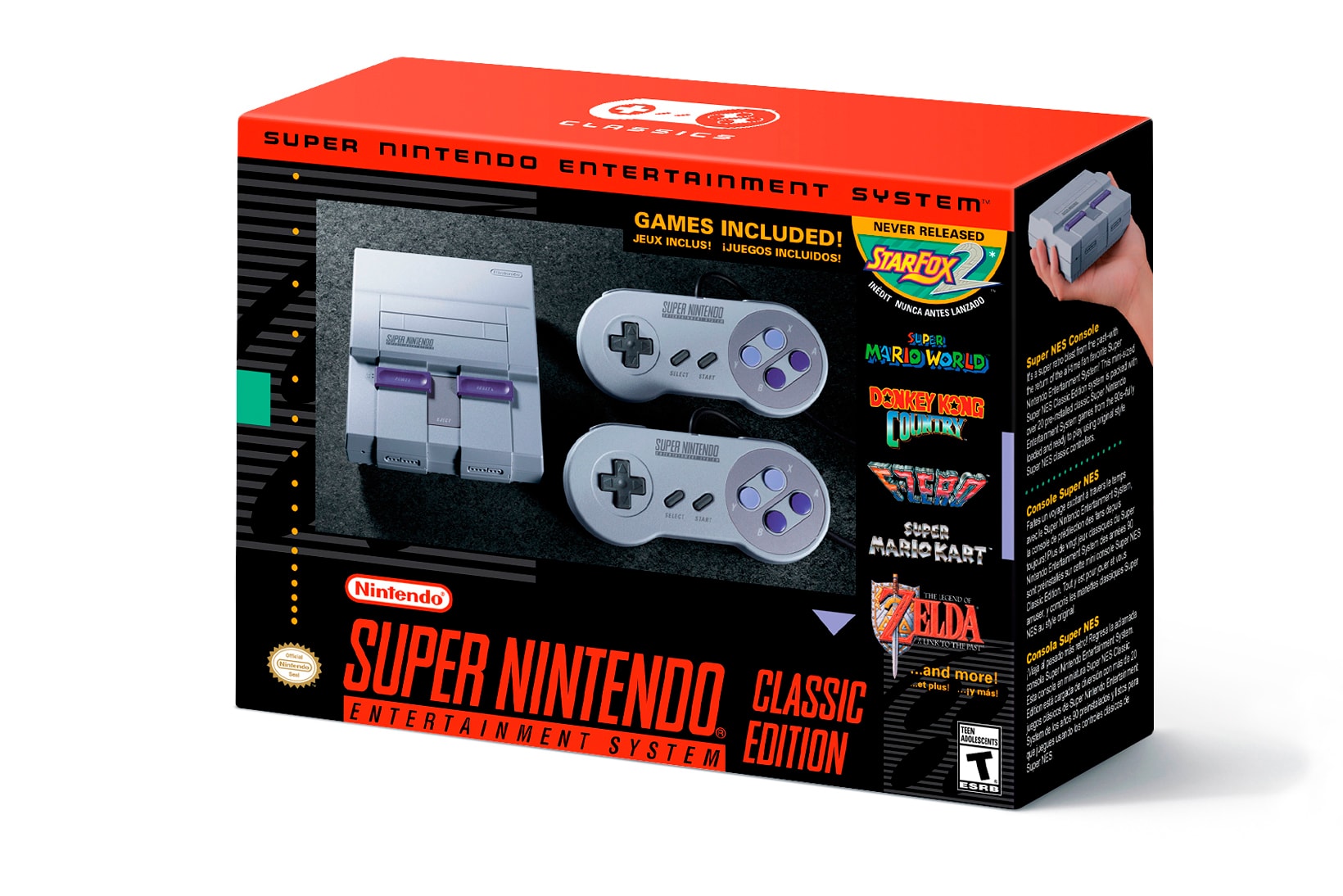 Mini SNES Super Nintendo Announced