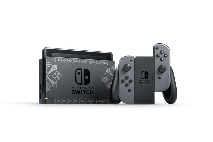 Nintendo Monster Hunter XX Themed Switch Console