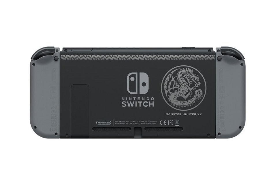 Тематическая консоль Switch Nintendo Monster Hunter XX