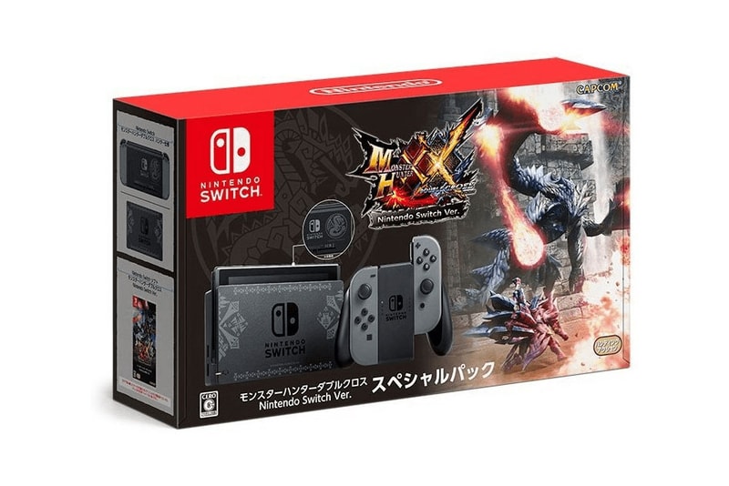 Nintendo Monster Hunter XX Themed Switch Console