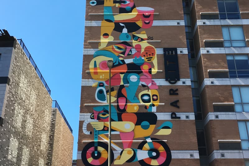 MURAL Festival 2017 Street Art Recap Artwork Felipe Pantone Ron English 1010 Mad C Fintan Magee