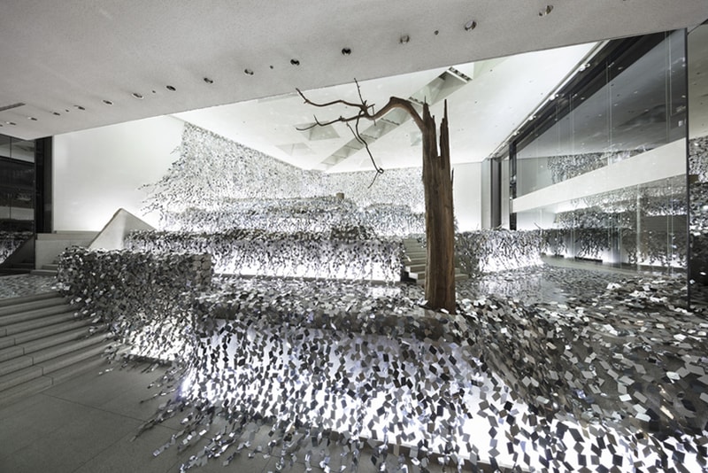 Nendo Japan Creates An Ivy of Mirrors at Sogetsu