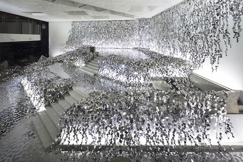 Nendo Japan Creates An Ivy of Mirrors at Sogetsu