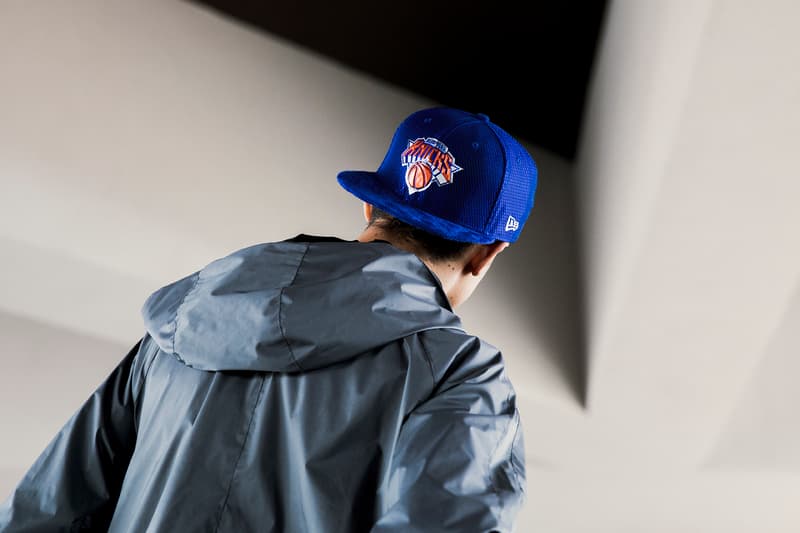 New Era x NBA Official On-Court Draft Series Collection blue New York Knicks Hat