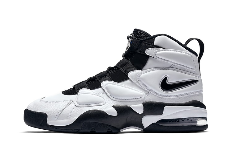 Nike Goes Black on White on Black for the New Air Max 2 Uptempo Colorway