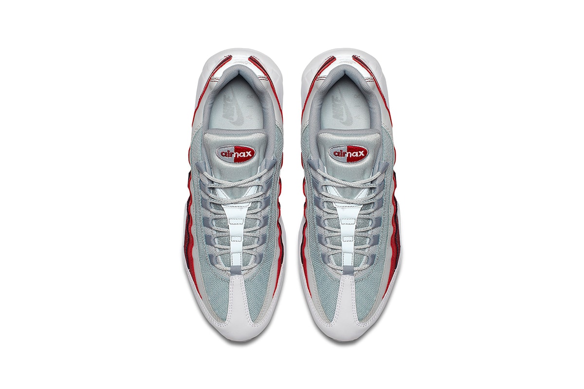 Nike Air Max 95 "Wolf Grey/Team Red"