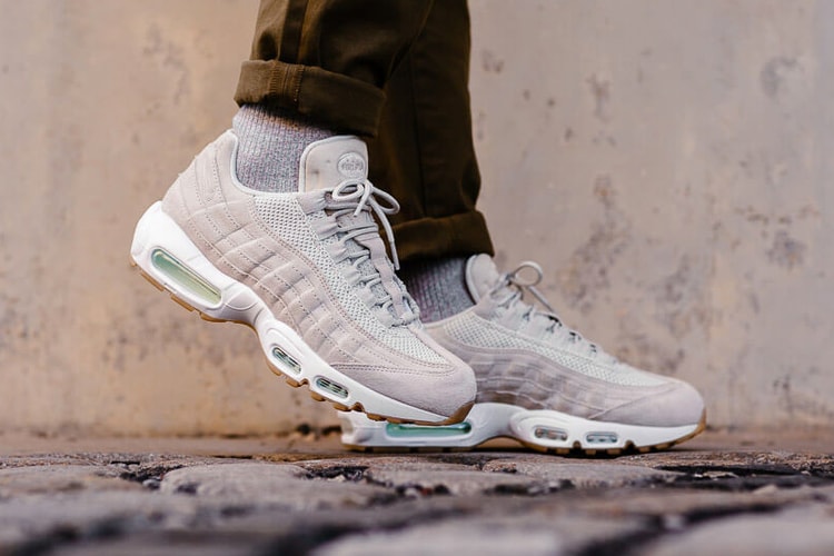 Nike's Air Max 95 Premium Gets Reworked in A "Light Bone” Color Scheme