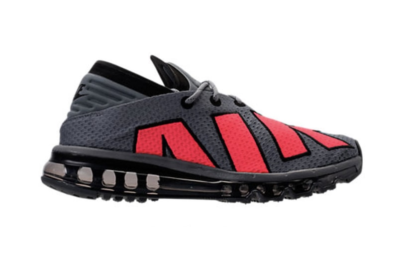 Nike Air Max Flair Cool Grey Solar Red Colorway