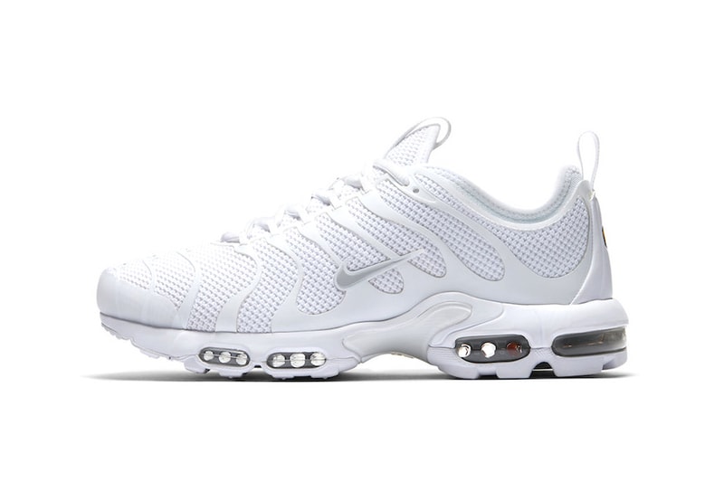 Nike Air Max Plus TN Ultra Triple White Footwear Sneakers Trainers Running Shoes Nike Swoosh