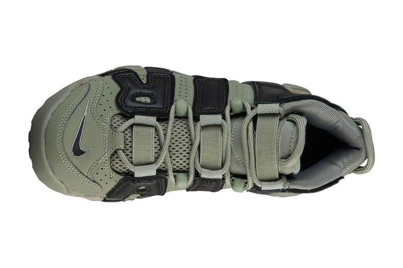 Nike Air More Uptempo Dark Stucco Olive Military Green