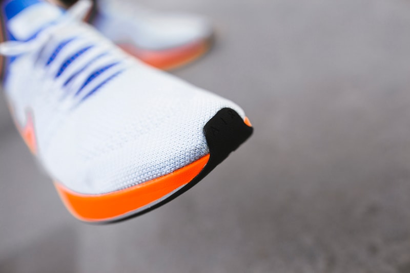 Nike Air Zoom Mariah Flyknit Racer White Hyper Crimson On Feet