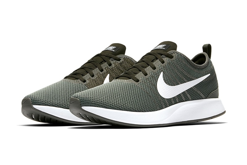 Nike Dualtone Racer Gorge Green Dusty Pink Flyknit Racer