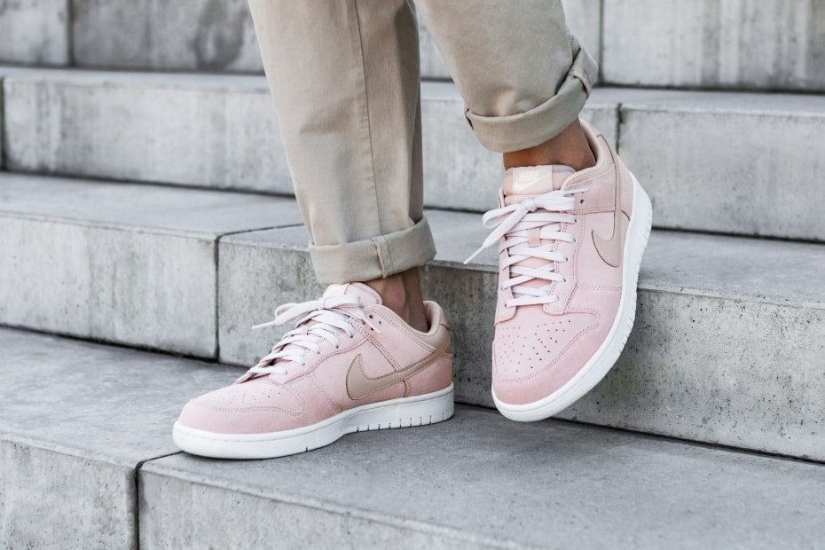 Nike Dunk Low "Silt Red" Pink Suede Colorway