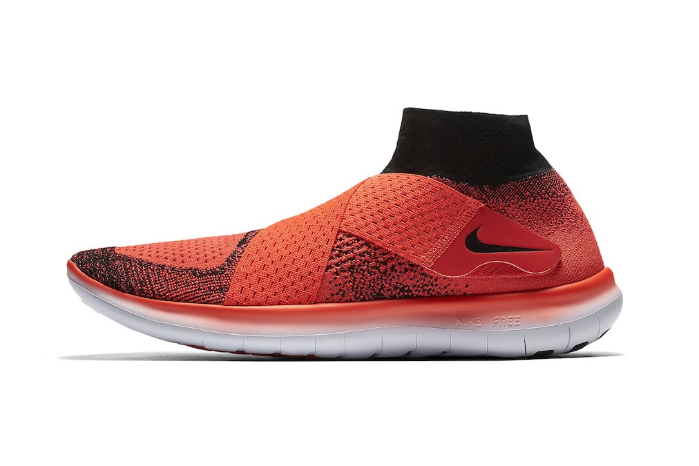 Nike Free RN Motion Flyknit Bright Crimson Sneakers Footwear Running Shoes