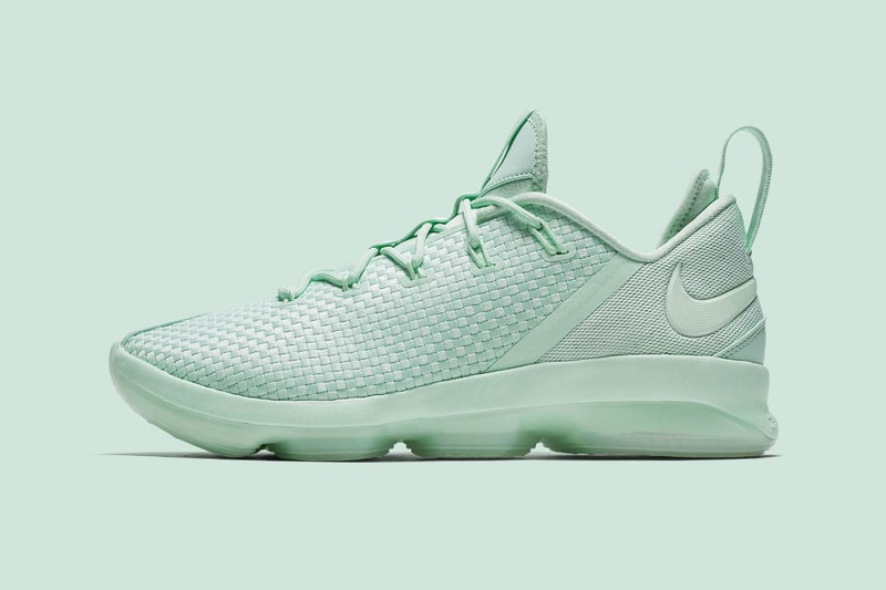 Nike LeBron 14 Low Mint Green Pastel Pink Colorway