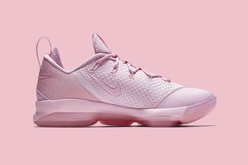 Nike LeBron 14 Low Mint Green Pastel Pink Colorway