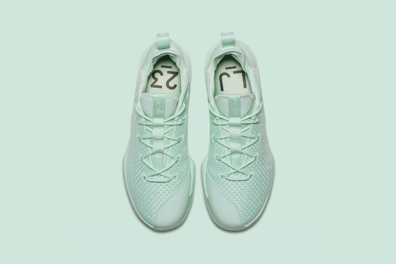 Nike LeBron 14 Low Mint Green Pastel Pink Colorway