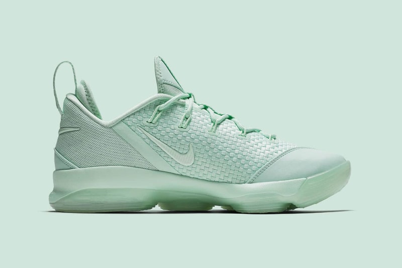 Nike LeBron 14 Low Mint Green Pastel Pink Colorway