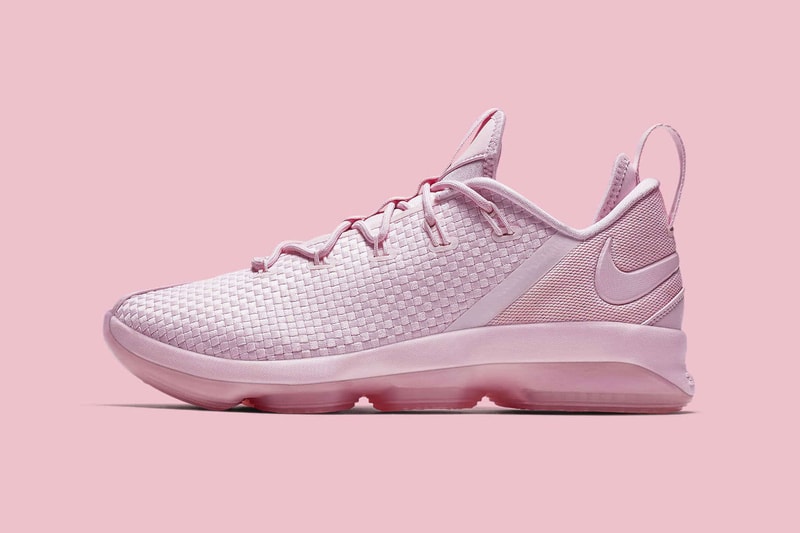 Nike LeBron 14 Low Mint Green Pastel Pink Colorway
