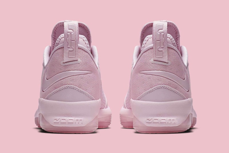 Nike LeBron 14 Low Mint Green Pastel Pink Colorway