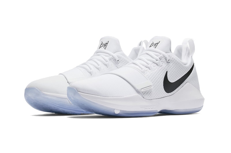 Nike PG1 white black ice blue Paul George Nike Basketball NBA