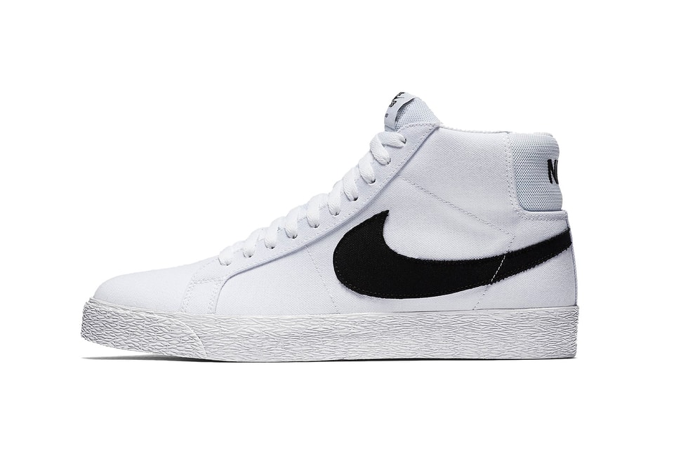 Genuine rely noon Nike SB Zoom Blazer Mid Canvas in Black & White | Hypebeast
