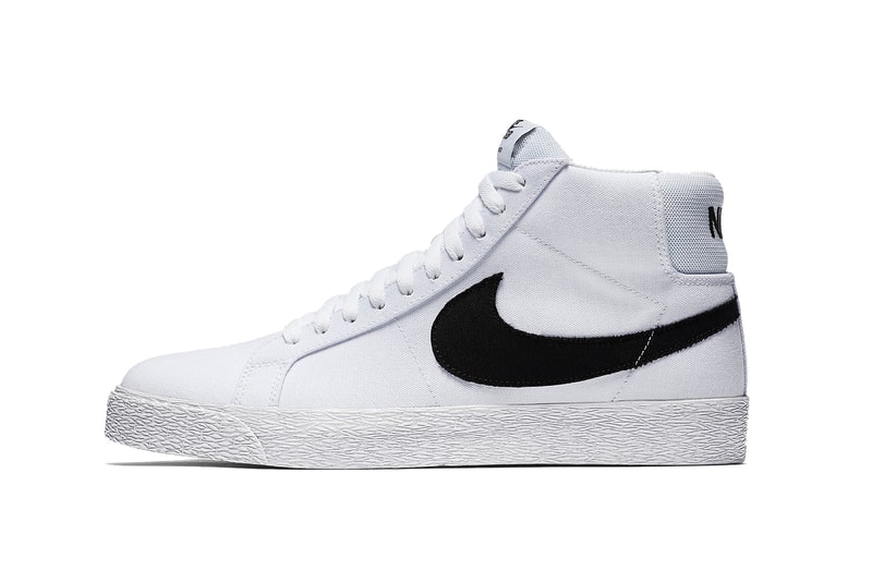 Nike SB Zoom Blazer Mid Canvas White Black Gum
