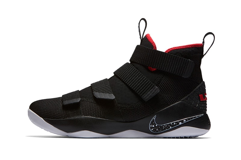 Nike LeBron Soldier 11 Bred Black White University Red