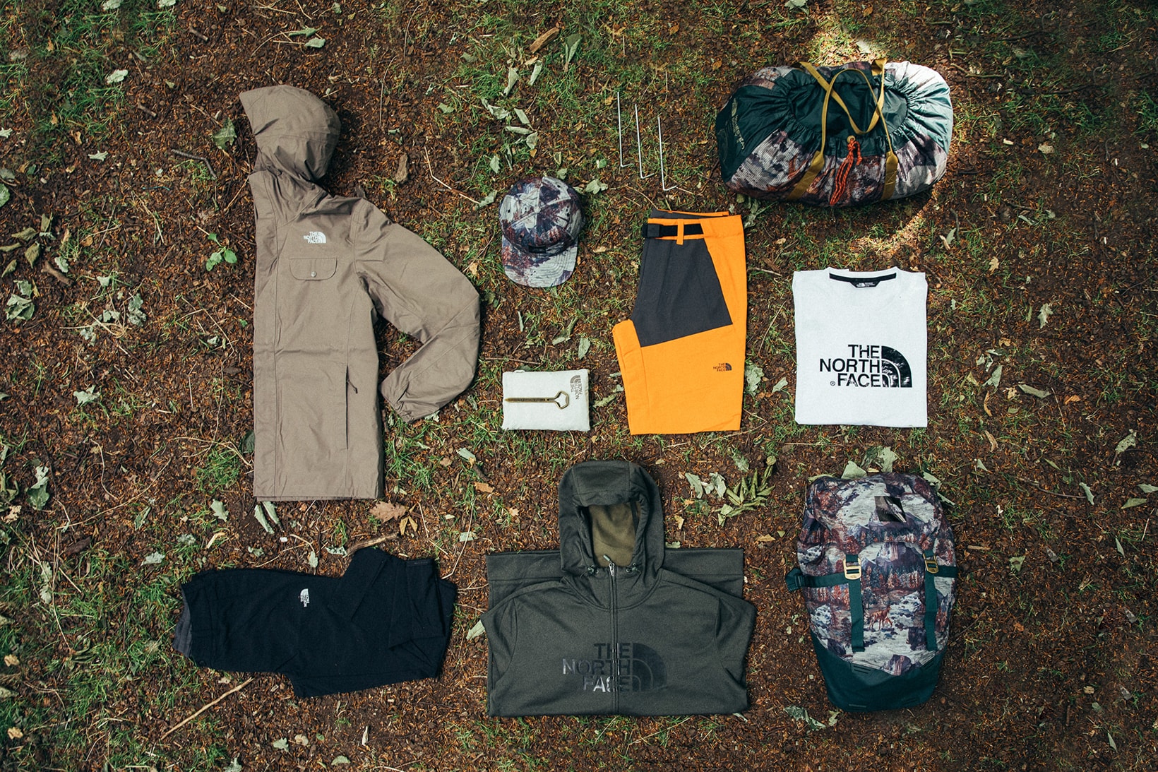 North Face Weekend Basecamp Summer 2017 Collection Essentials still life composed shot
