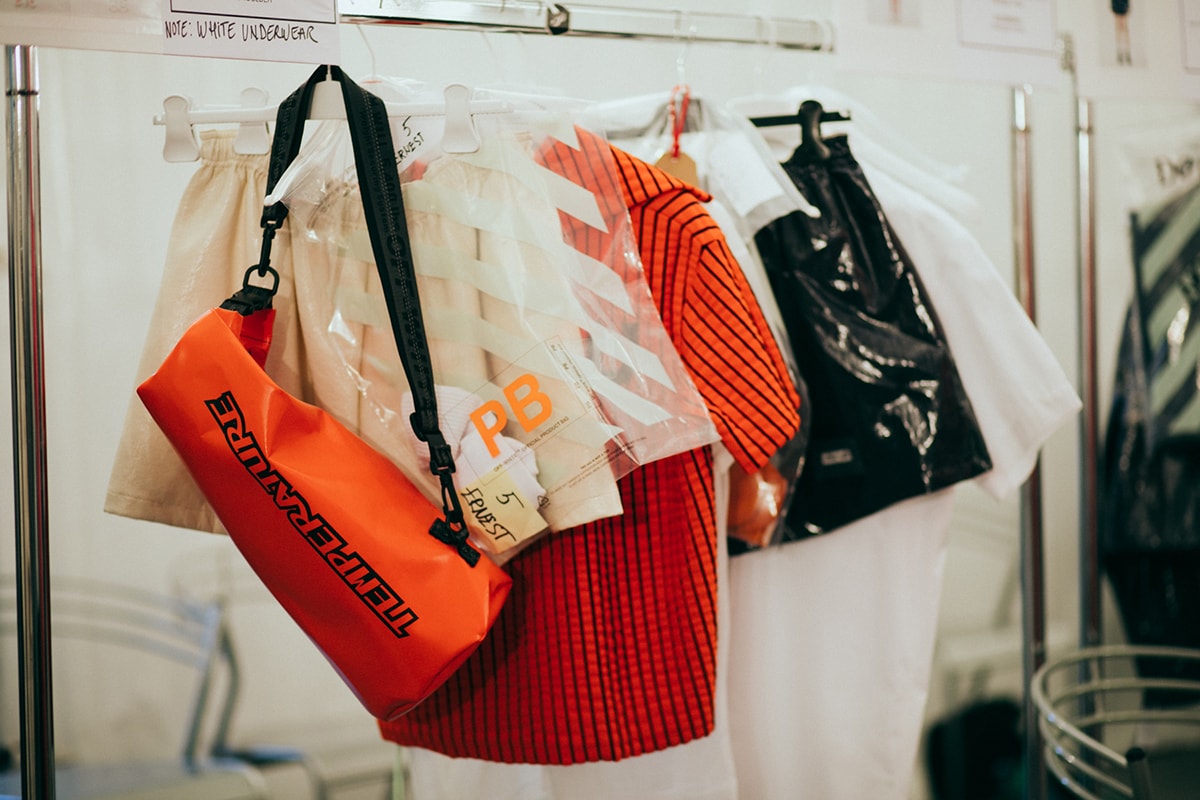 OFF-WHITE Spring/Summer 2018 Backstage at Pitti