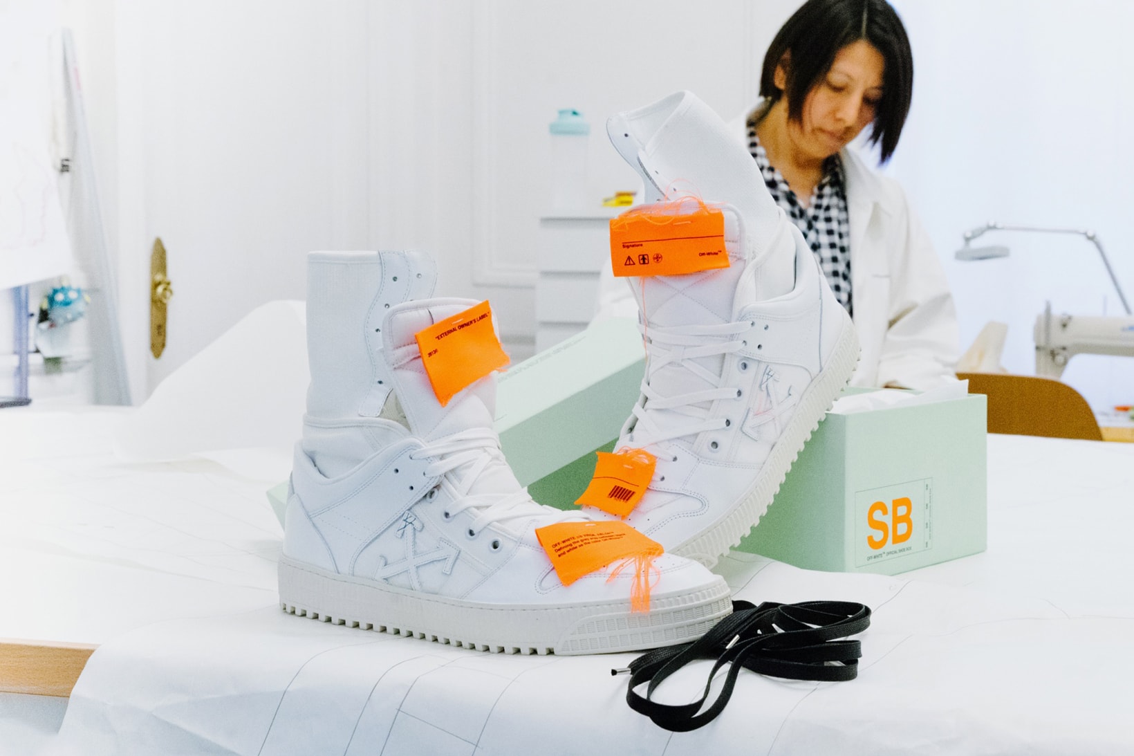 OFF-WHITE c/o VIRGIL ABLOH™ "Off-Court" Sneakers EM  PTY GALLERY ANOTHER FIRST SHOW Fashion Sneakers Paris France