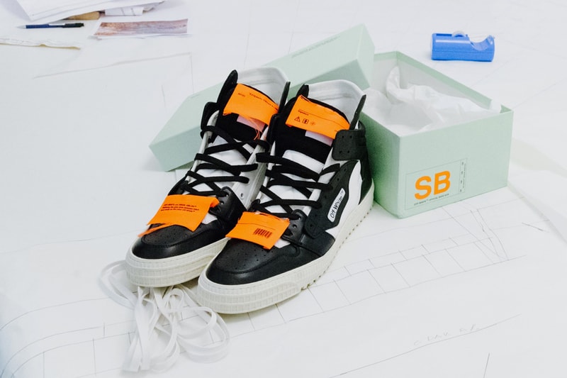 OFF-WHITE c/o VIRGIL ABLOH™ "Off-Court" Sneakers EM PTY GALLERY ANOTHER FIRST SHOW Fashion Sneakers Paris France