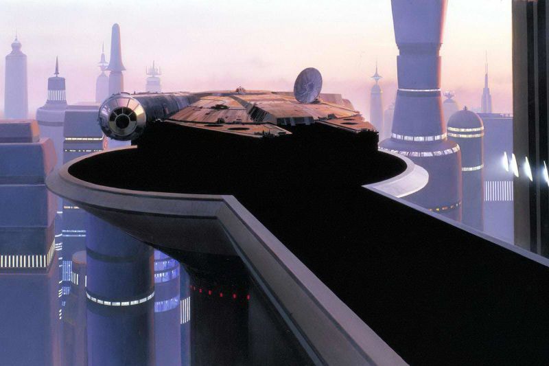 Star Wars Trilogy Hand Painted Scenes Sets The Empire Strikes Back Return of the Jedi Matte Paintings