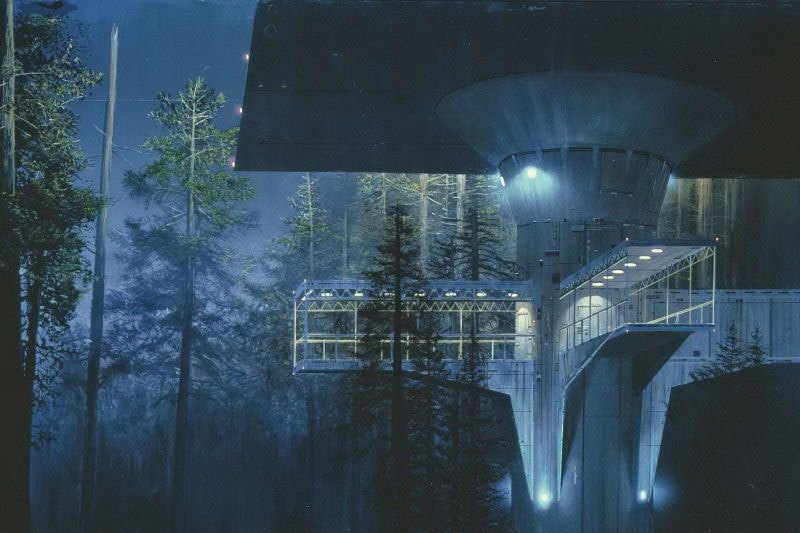 Star Wars Trilogy Hand Painted Scenes Sets The Empire Strikes Back Return of the Jedi Matte Paintings