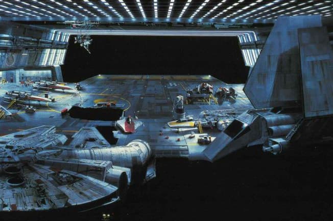 Star Wars Trilogy Hand Painted Scenes Sets The Empire Strikes Back Return of the Jedi Matte Paintings