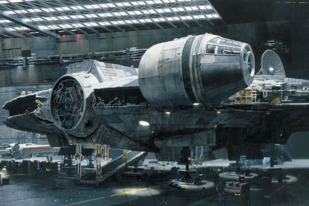 Star Wars Trilogy Hand Painted Scenes Sets The Empire Strikes Back Return of the Jedi Matte Paintings