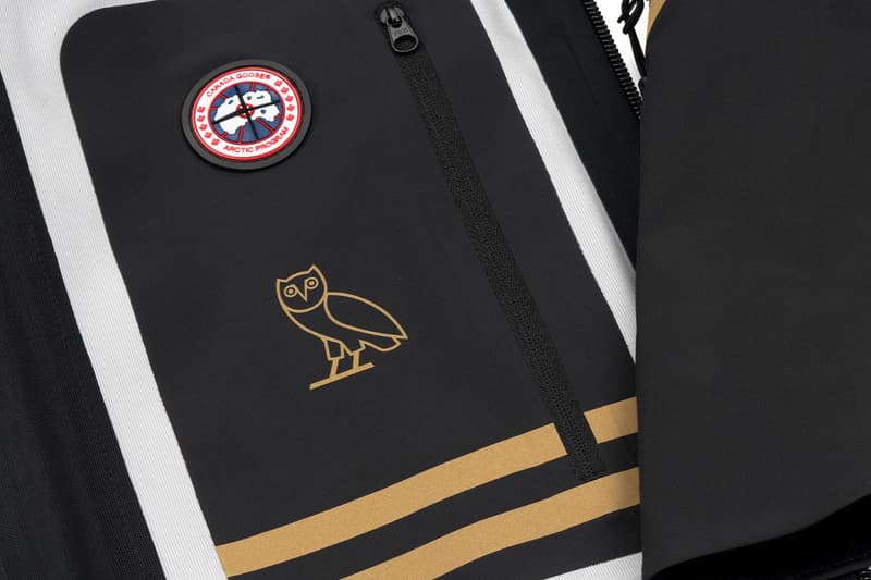OVO Canada Goose 2017 Spring Collection white black black gold