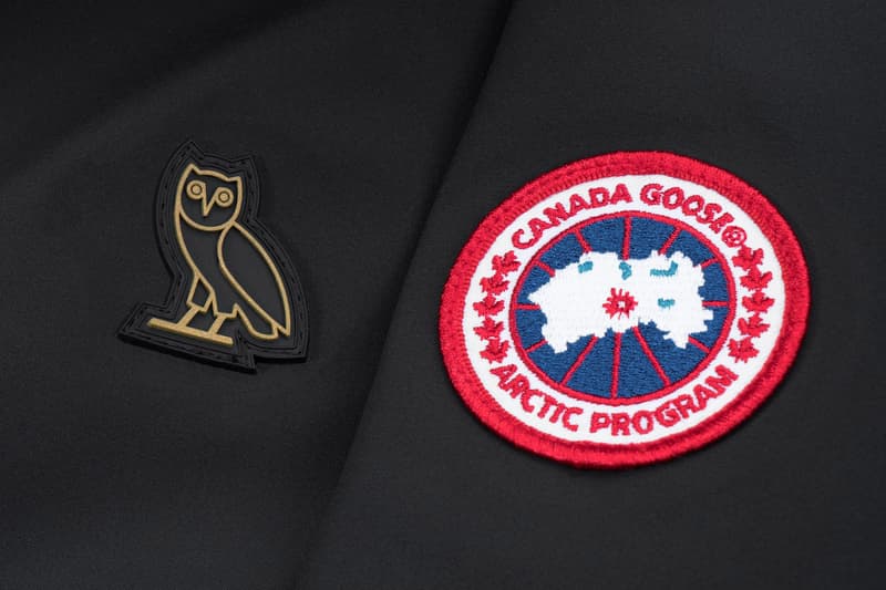 OVO Canada Goose 2017 Spring Collection white black black gold