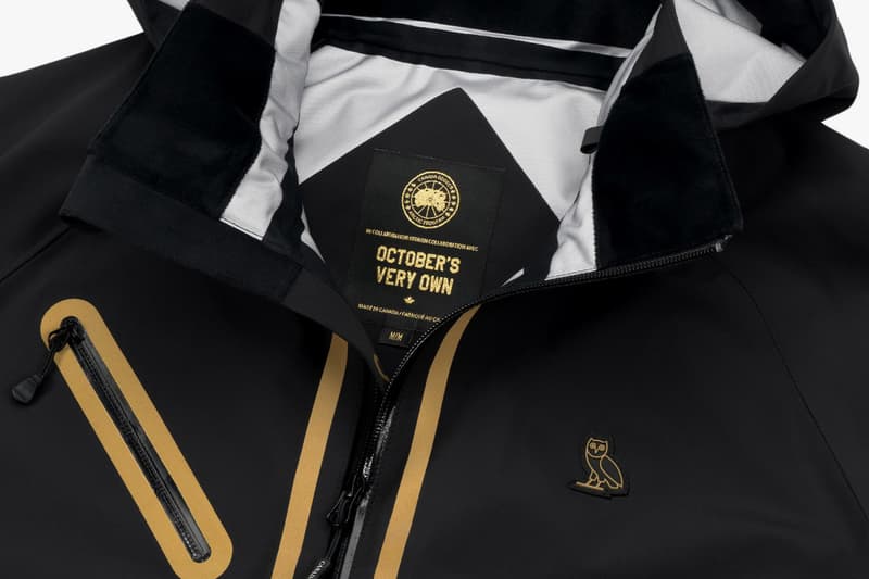 OVO Canada Goose 2017 Spring Collection white black black gold