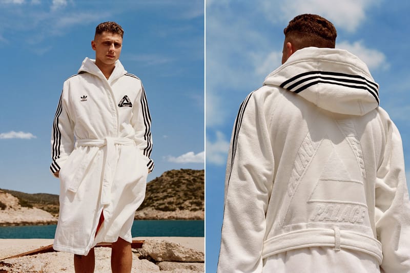 palace adidas dressing gown