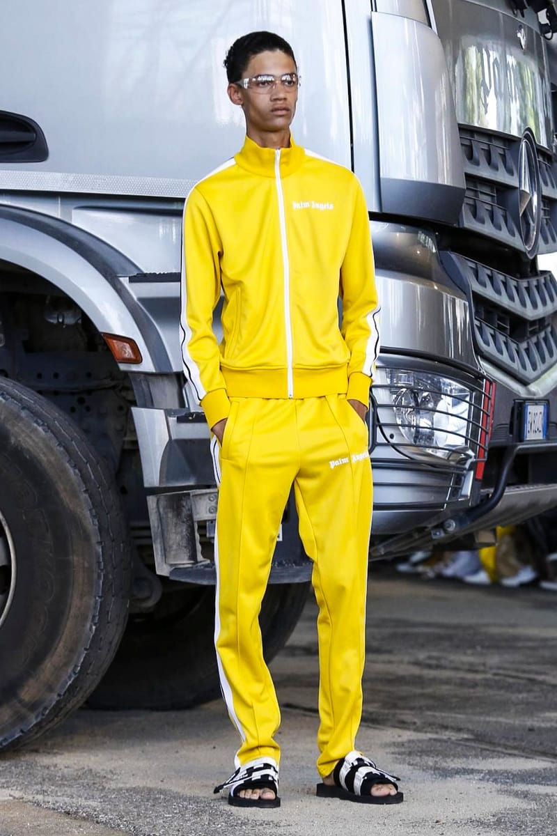 palm angels yellow tracksuit