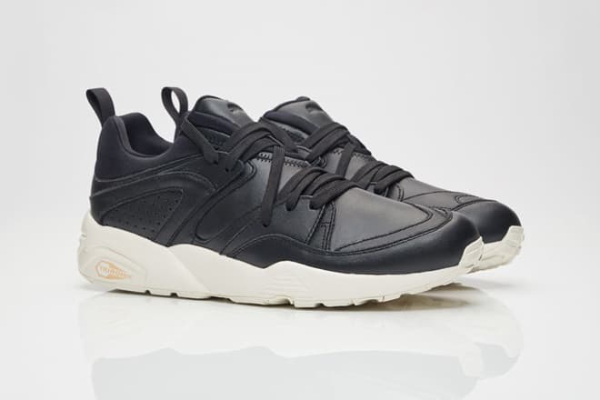 Puma Blaze of Glory Leather Tan Black Colorway