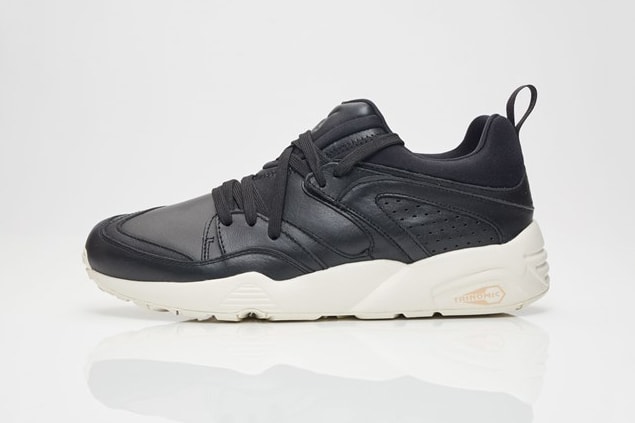 Puma Blaze of Glory Leather Tan Black Colorway