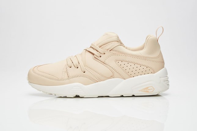 Puma Blaze of Glory Leather Tan Black Colorway