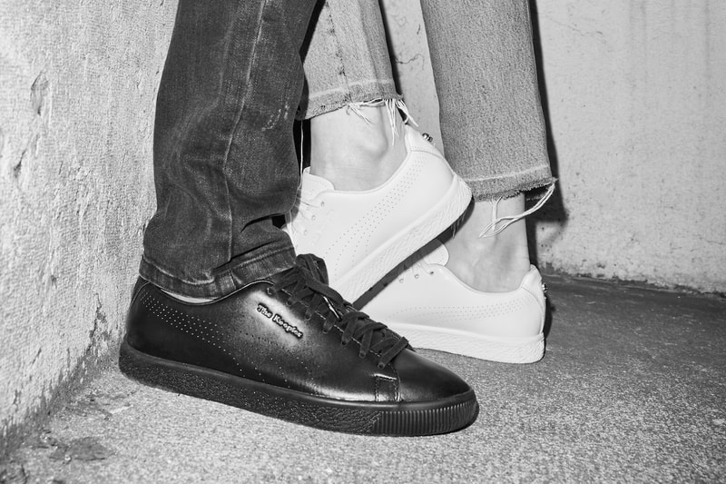 PUMA The Kooples Clyde Black White