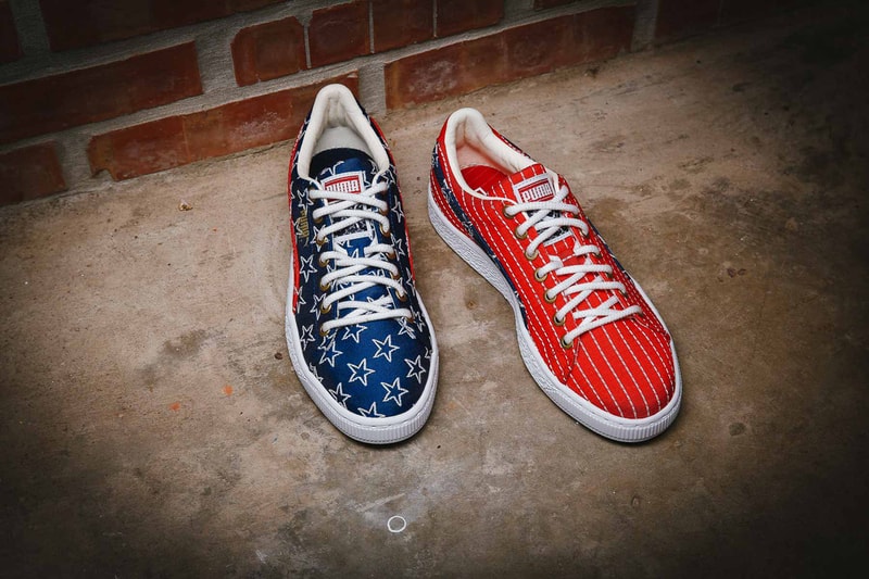 Puma's 4th of July Pack Dynamite Clydes BOG Limitless Hi Basket Heart Basket Classic