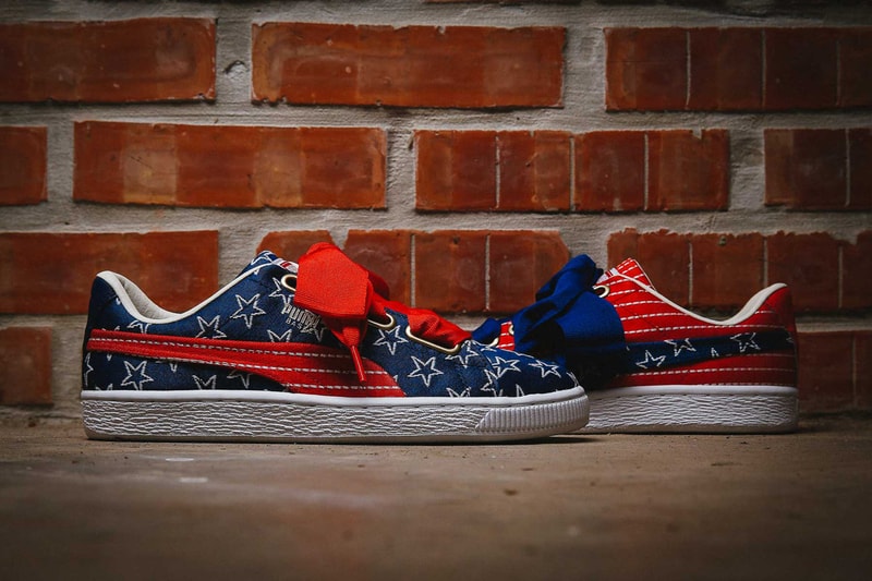 Puma's 4th of July Pack Dynamite Clydes BOG Limitless Hi Basket Heart Basket Classic