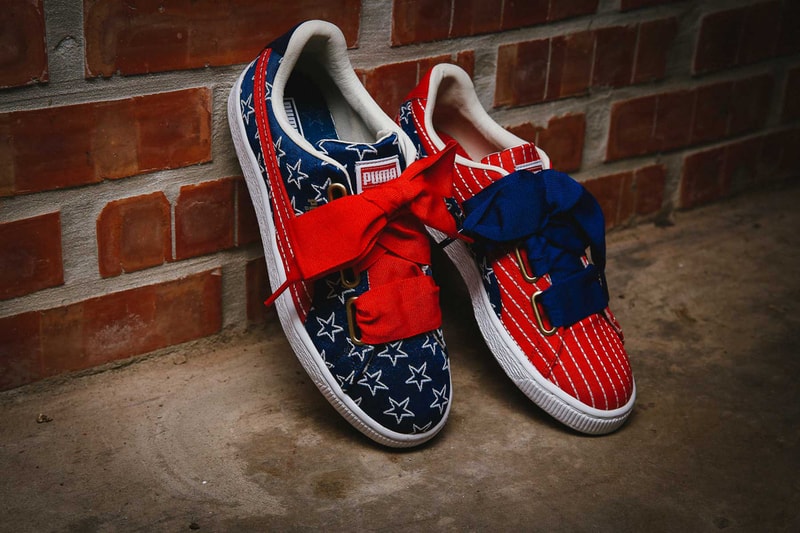 Puma's 4th of July Pack Dynamite Clydes BOG Limitless Hi Basket Heart Basket Classic