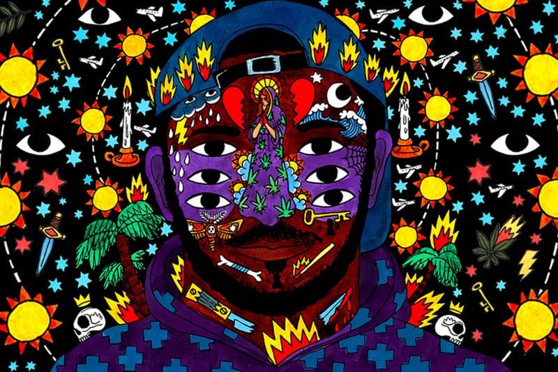 Meet Ricardo Cavolo, a Self-Taught Artist Who Creates "Fire Artwork" by Blending Music & Fashion Influences