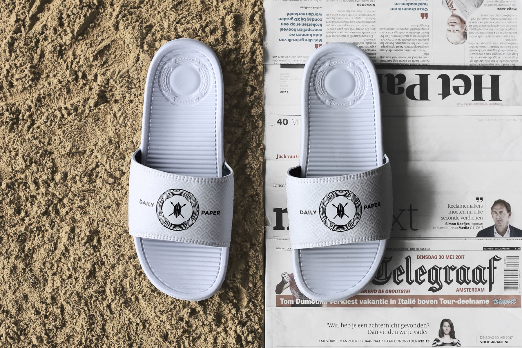 SANDALBOYZ Daily Paper White Sandal